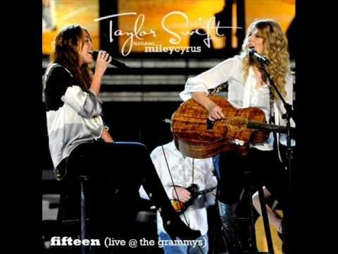 Taylor Swift ft. featuring Miley Cyrus Fifteen (Live at the Grammys) cover artwork