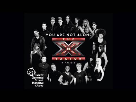 X Factor Finalists 2009 — You Are Not Alone cover artwork