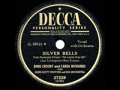 Bing Crosby Silver Bells cover artwork