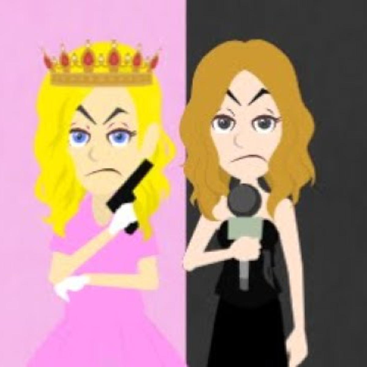 Dawn Medrek, TTS Emma, TTS Julie, & Epic Vyond Rap Battles of History Princess Peach VS Peaches Geldof cover artwork