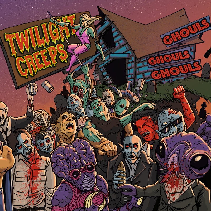 Twilight Creeps Ghouls, Ghouls, Ghouls cover artwork