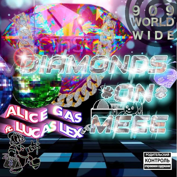 Alice Gas featuring Lucas Lex — Diamonds on Meee cover artwork