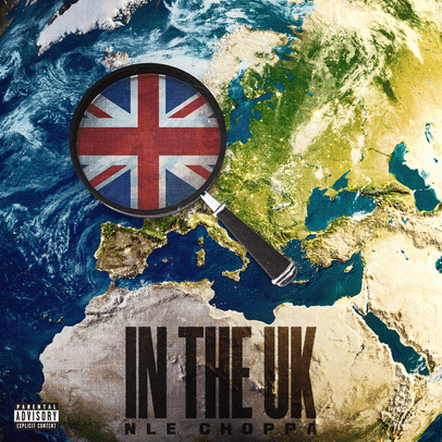 NLE Choppa — In the UK cover artwork