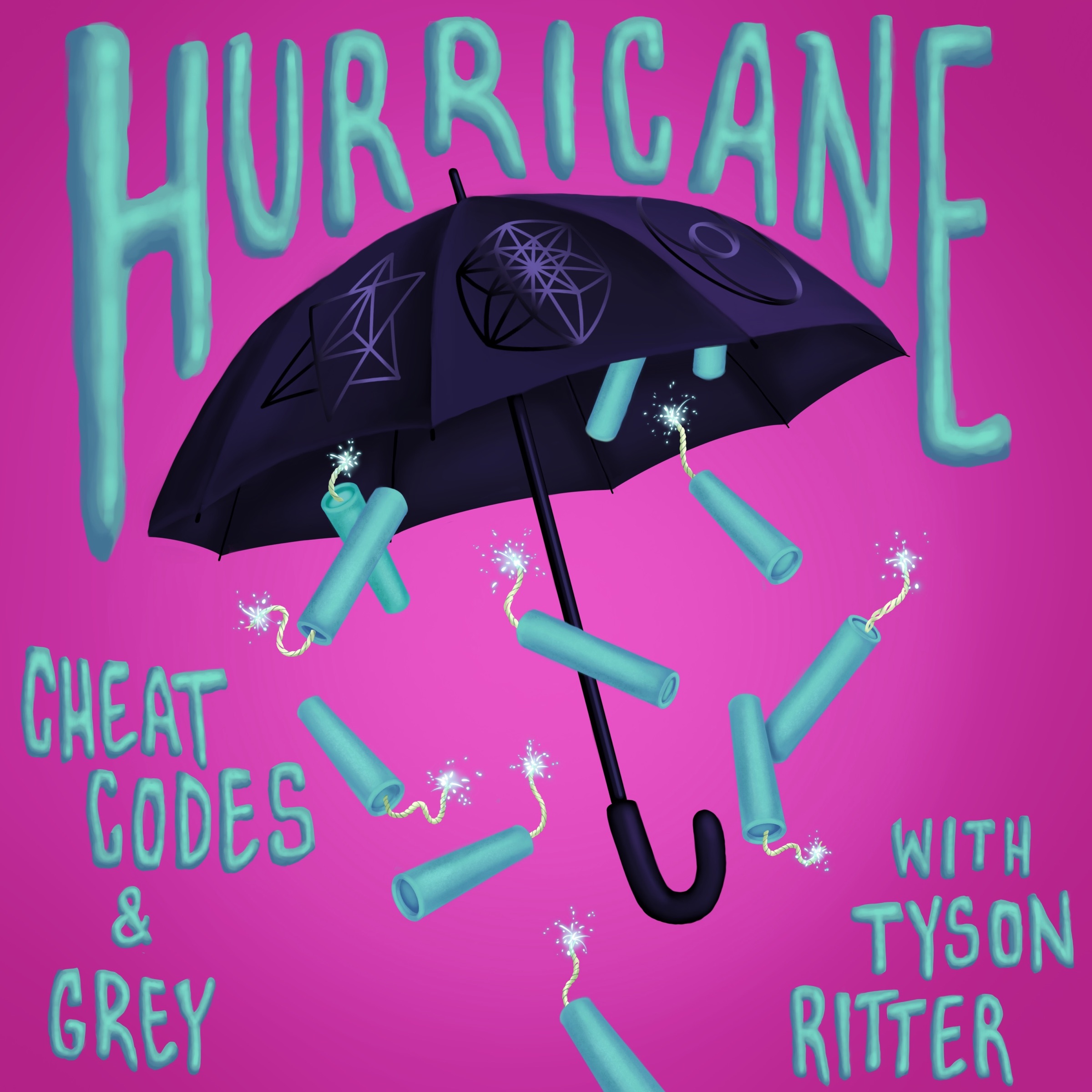 Cheat Codes, Grey, & Tyson Ritter — Hurricane cover artwork