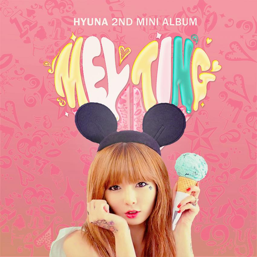 HyunA Melting cover artwork