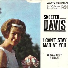 Skeeter Davis — I Can&#039;t Stay Mad At You cover artwork