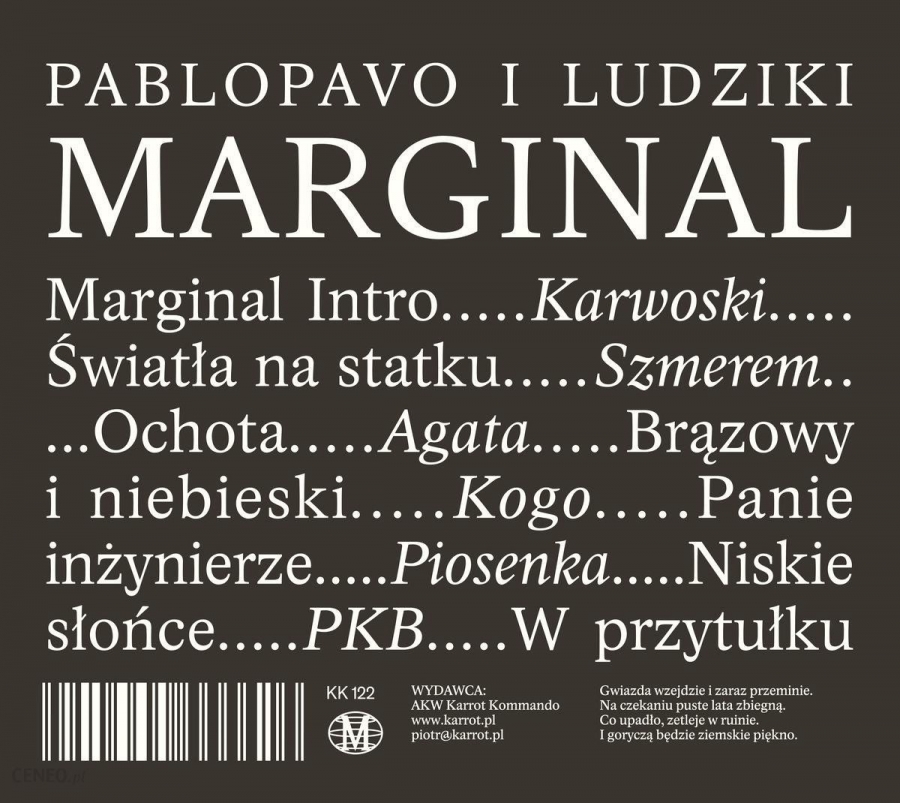 Pablopavo i Ludziki Marginal cover artwork