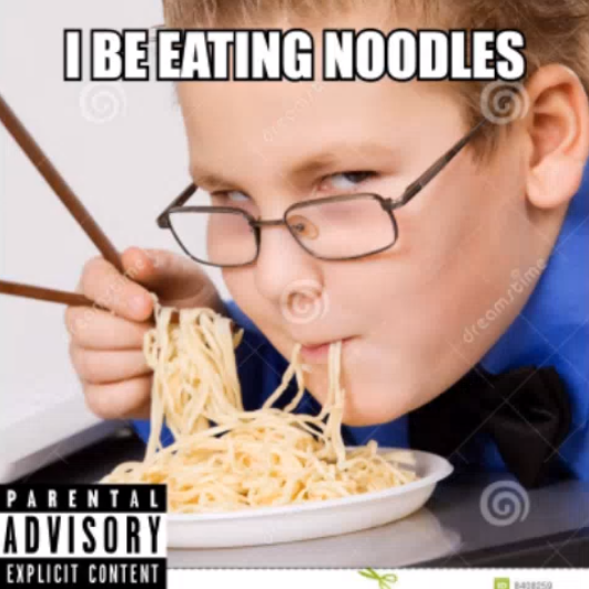 Voda Wake I be eating noodles cover artwork