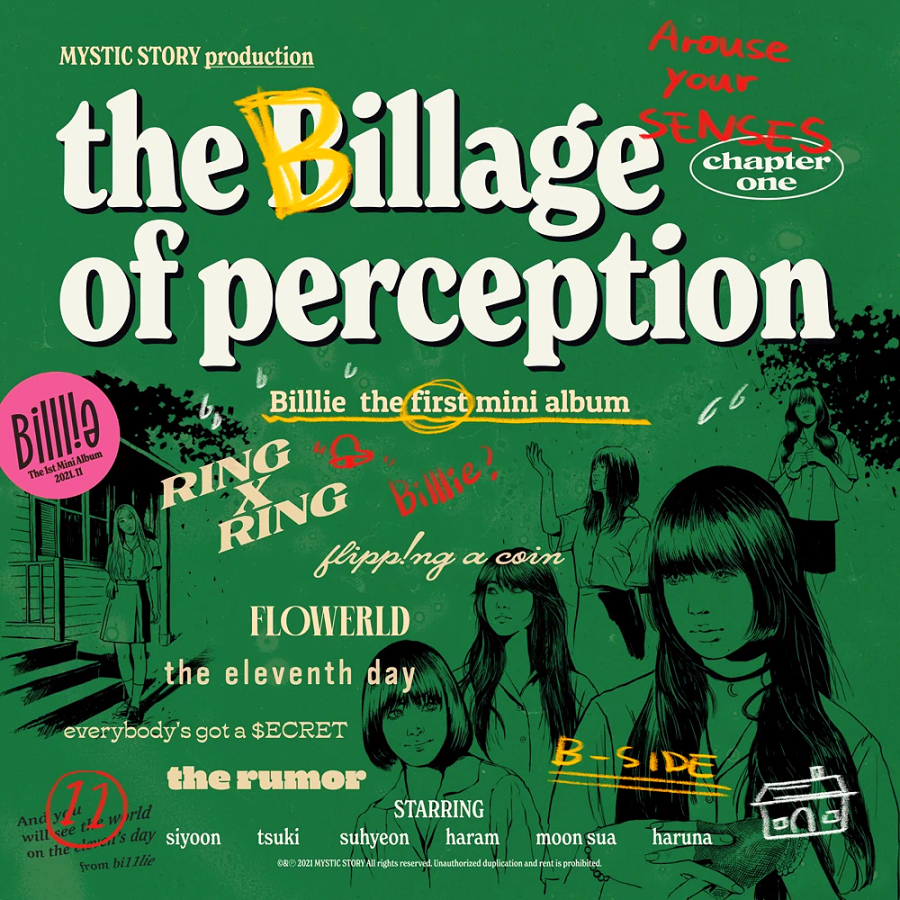 Billlie — the Billage of perception : chapter one cover artwork
