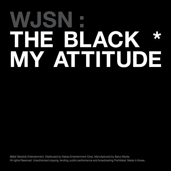 WJSN THE BLACK My Attitude cover artwork