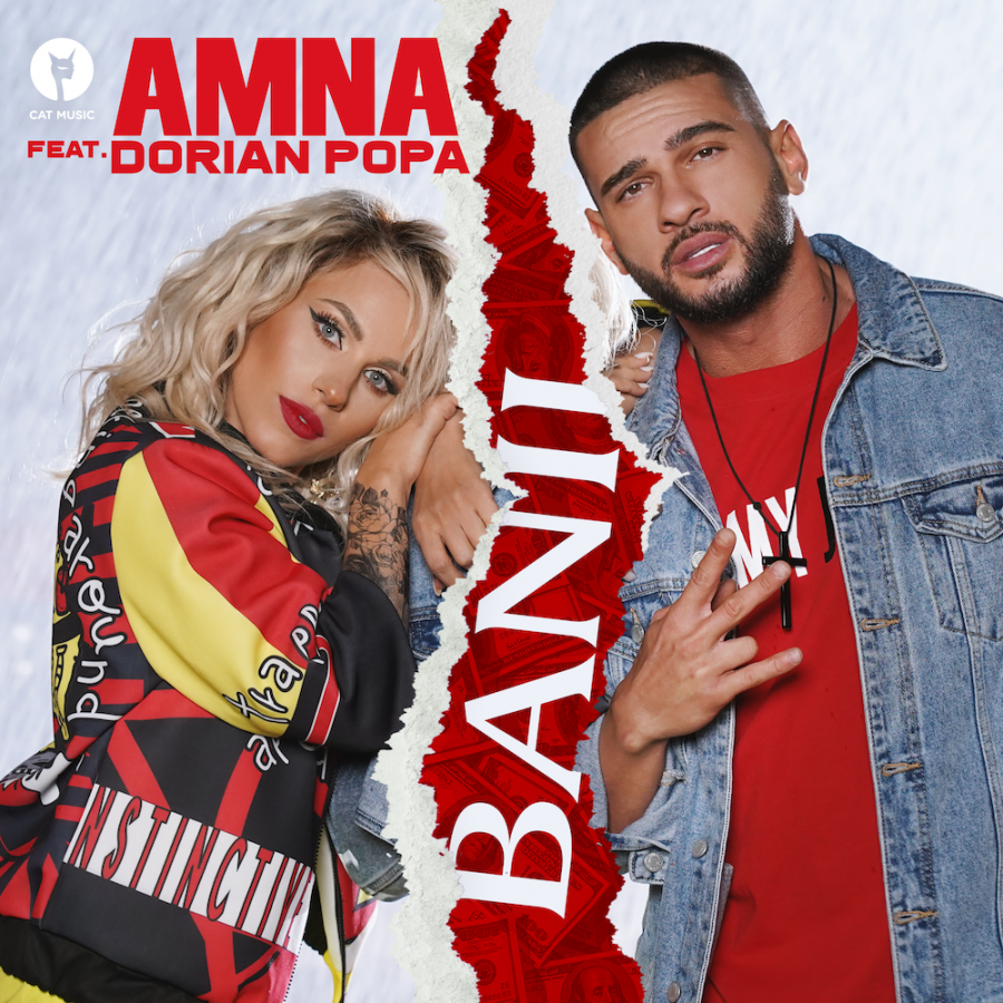 Amna featuring Dorian Popa — Banii cover artwork