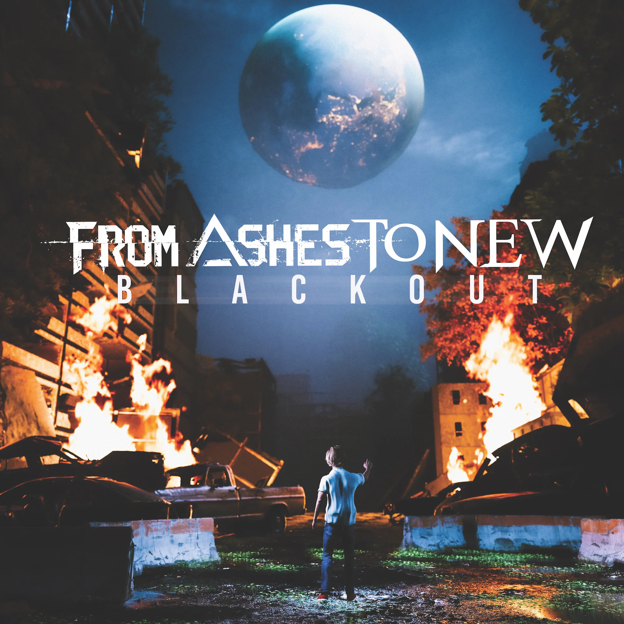 From Ashes to New Blackout cover artwork