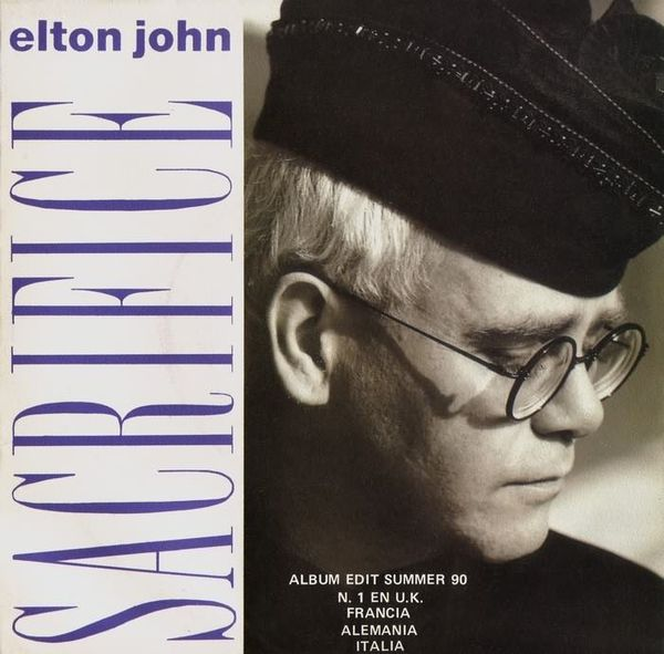 Elton John Sacrifice cover artwork
