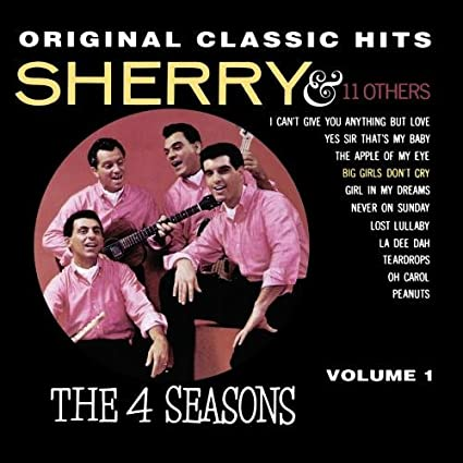 Frankie Valli & The Four Seasons Sherry and 11 Other Hits cover artwork