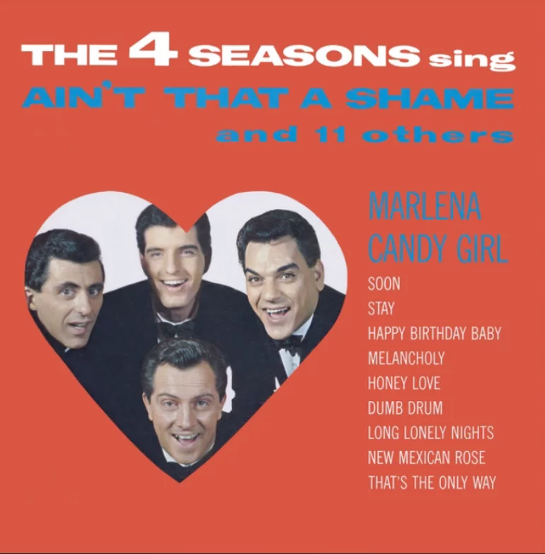 Frankie Valli & The Four Seasons Ain&#039;t That A Shame and 11 Other Hits cover artwork