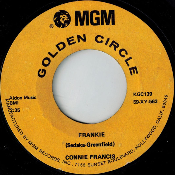Connie Francis — Frankie cover artwork