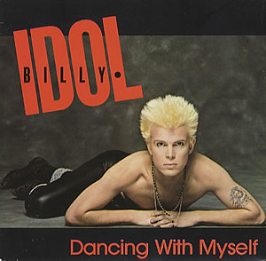 Billy Idol Dancing with Myself cover artwork