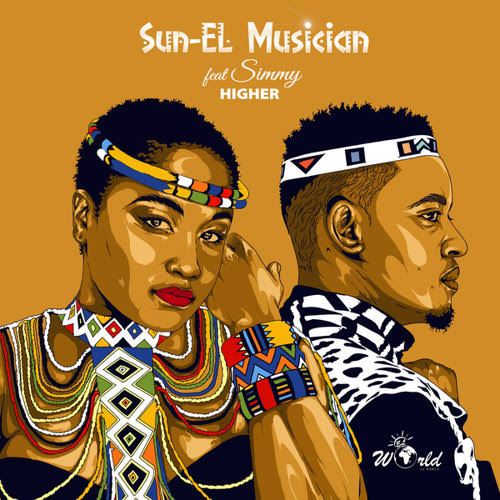 Sun-EL Musician featuring Simmy — Higher cover artwork