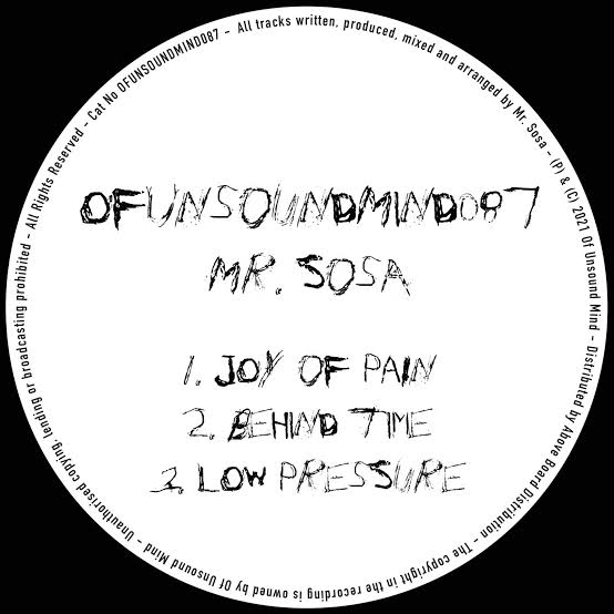 Mr. Sosa Joy of Pain EP cover artwork
