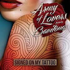 Gravitonas featuring Army of Lovers — Signed on my Tattoo cover artwork
