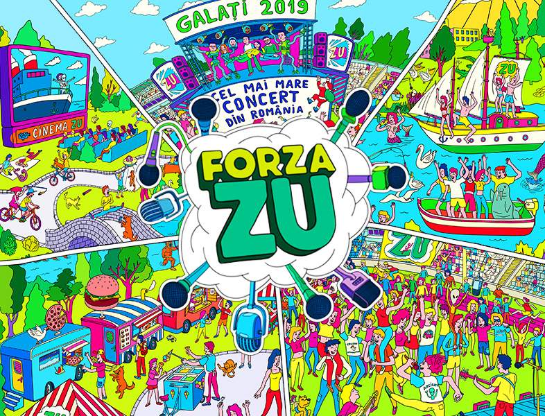 Radio Zu All Stars featuring The Motans, Alina Eremia, Antonia, & Selly — Imnul Forza Zu 2019 cover artwork