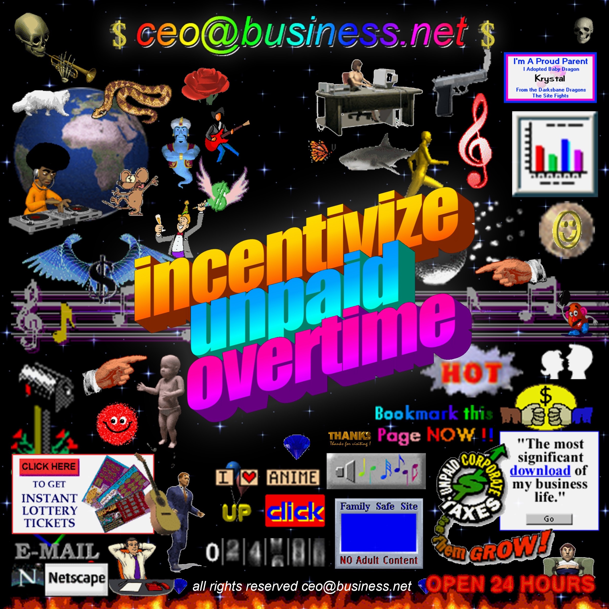 ceo@business.net, Lentra, & Crosby — blah blah blah cover artwork