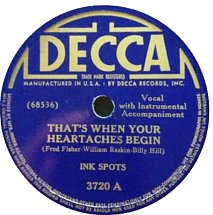The Ink Spots — That&#039;s When Your Heartaches Begin cover artwork