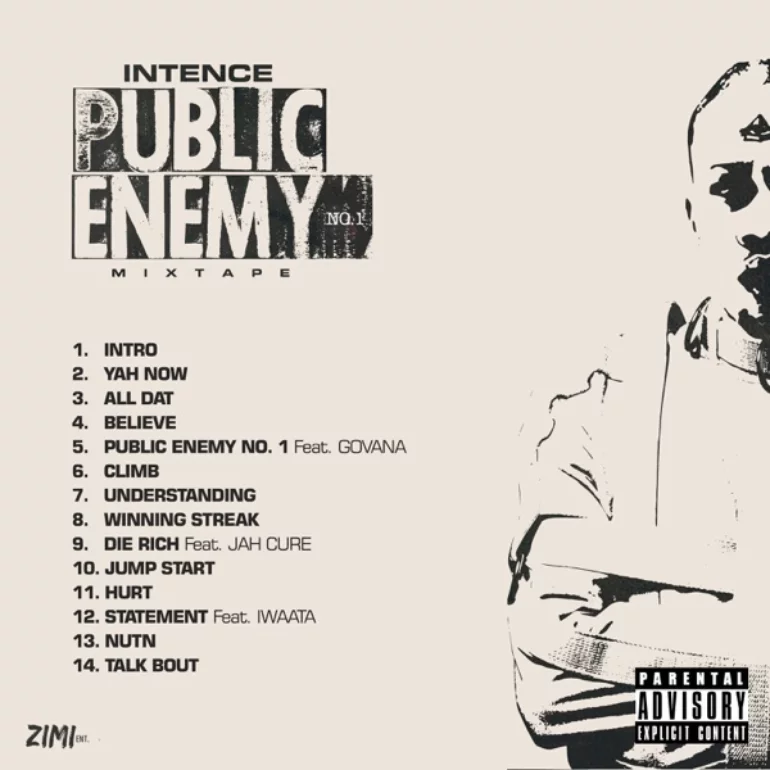 Intence — Public Enemy No. 1 Mixtape cover artwork