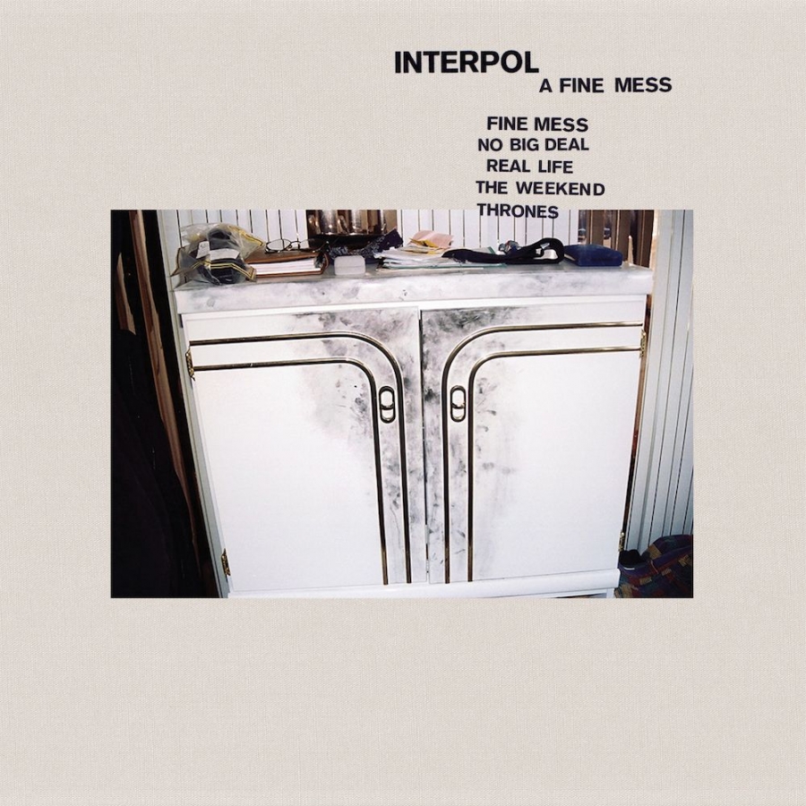 Interpol A Fine Mess EP cover artwork