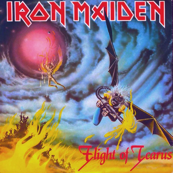 Iron Maiden Flight of Icarus cover artwork