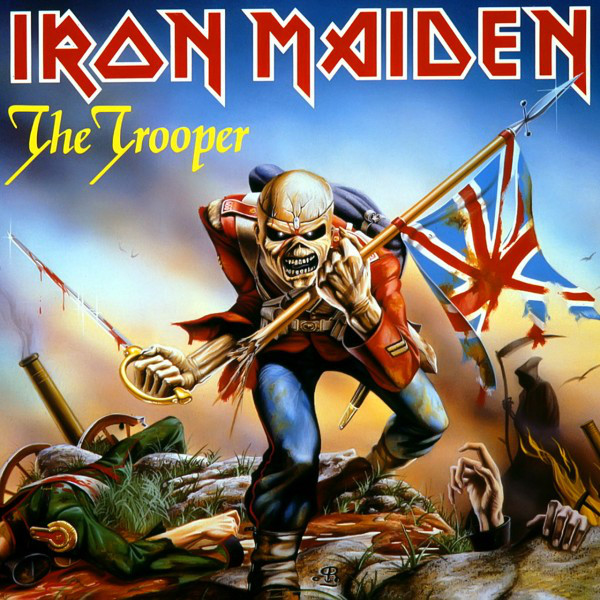 Iron Maiden The Trooper cover artwork