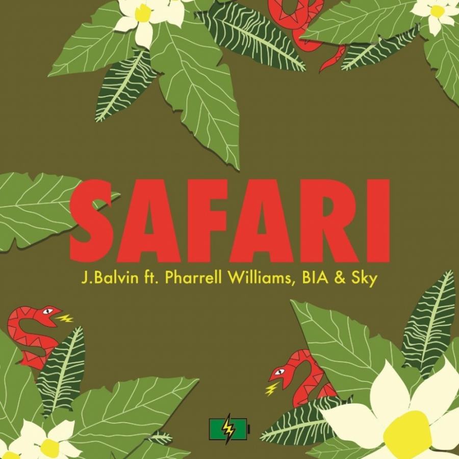 J Balvin featuring BIA, Pharrell Williams, & Sky — Safari cover artwork