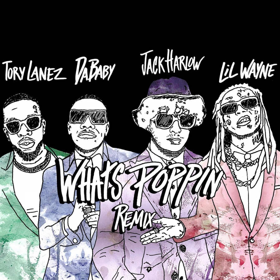 Jack Harlow featuring DaBaby, Tory Lanez, & Lil Wayne — Whats Poppin cover artwork