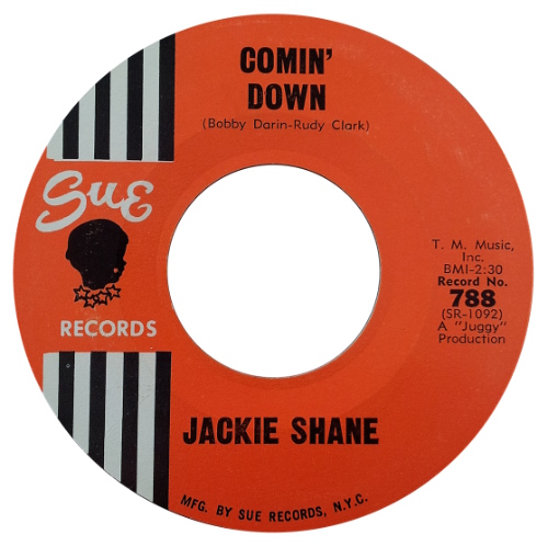 Jackie Shane Comin&#039; Down cover artwork