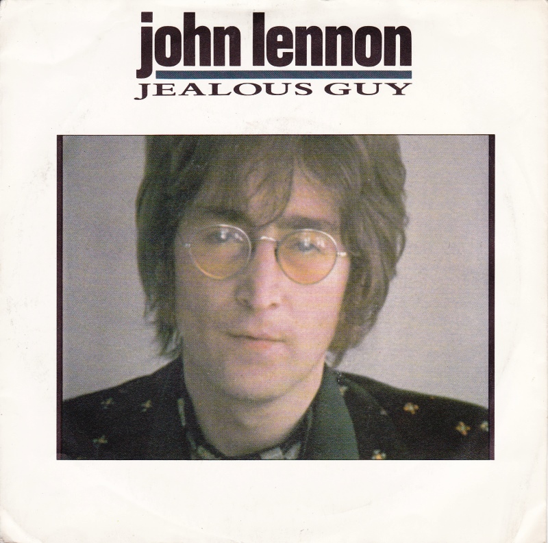 John Lennon Jealous Guy cover artwork