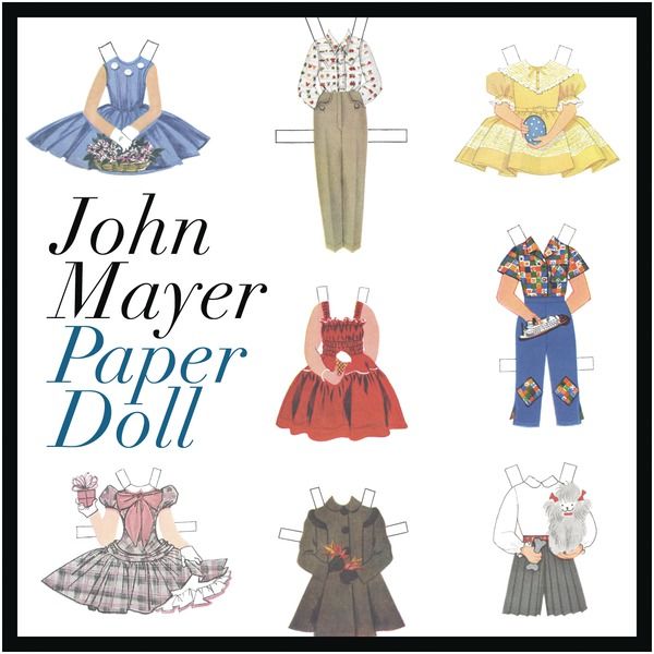 John Mayer Paper Doll cover artwork