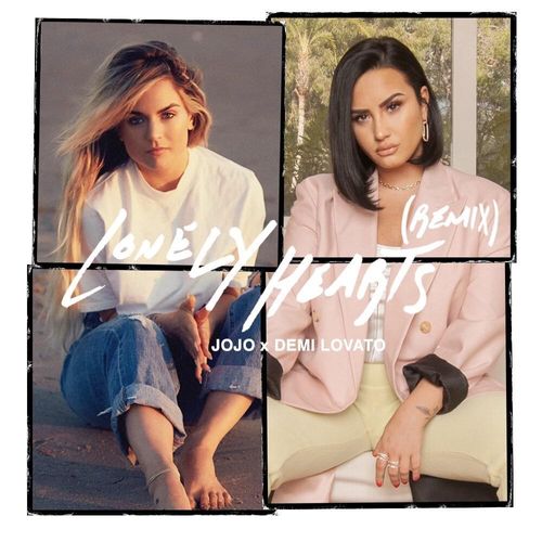 JoJo featuring Demi Lovato — Lonely Hearts cover artwork