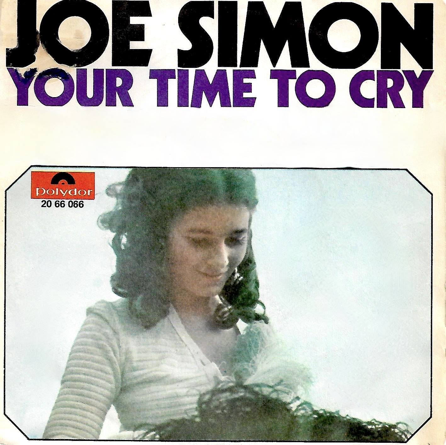 Joe Simon — Your Time to Cry cover artwork