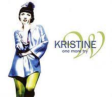 Kristine W — One More Try cover artwork
