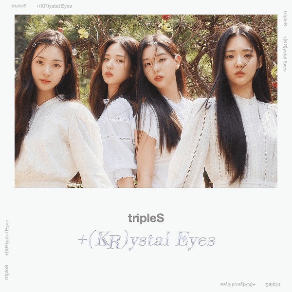 tripleS +(KR)ystal Eyes &lt;AESTHETIC&gt; cover artwork