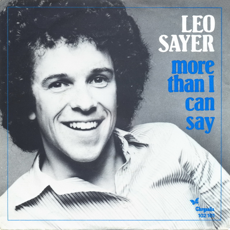Leo Sayer More Than I Can Say cover artwork
