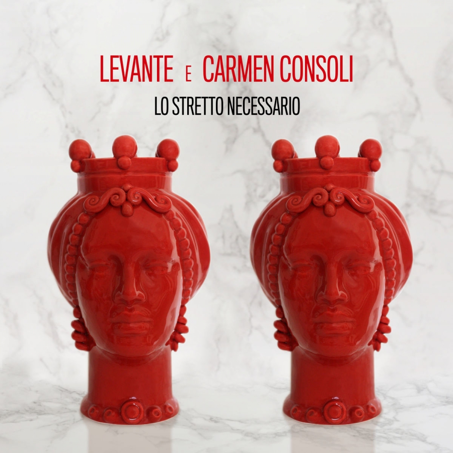 Levante & Carmen Consoli Lo stretto necessario cover artwork