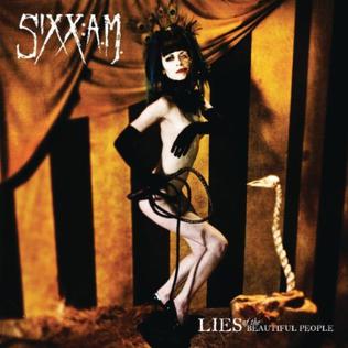 Sixx: Am — Lies Of The Beautiful People cover artwork