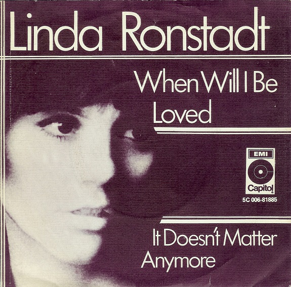 Linda Ronstadt It Doesn&#039;t Matter Anymore cover artwork