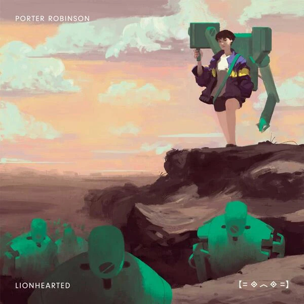Porter Robinson ft. featuring Urban Cone Lionhearted cover artwork