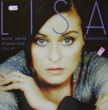 Lisa Stansfield Never, Never Gonna Give You Up cover artwork