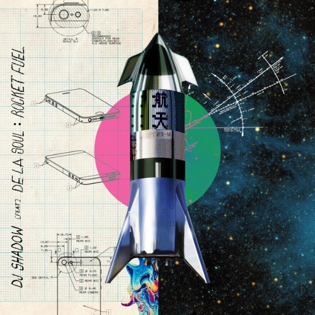DJ Shadow ft. featuring De La Soul Rocket Fuel cover artwork