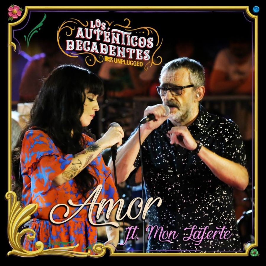 Los Auténticos Decadentes ft. featuring Mon Laferte Amor (MTV Unplugged) cover artwork