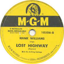 Hank Williams — Lost Highway cover artwork