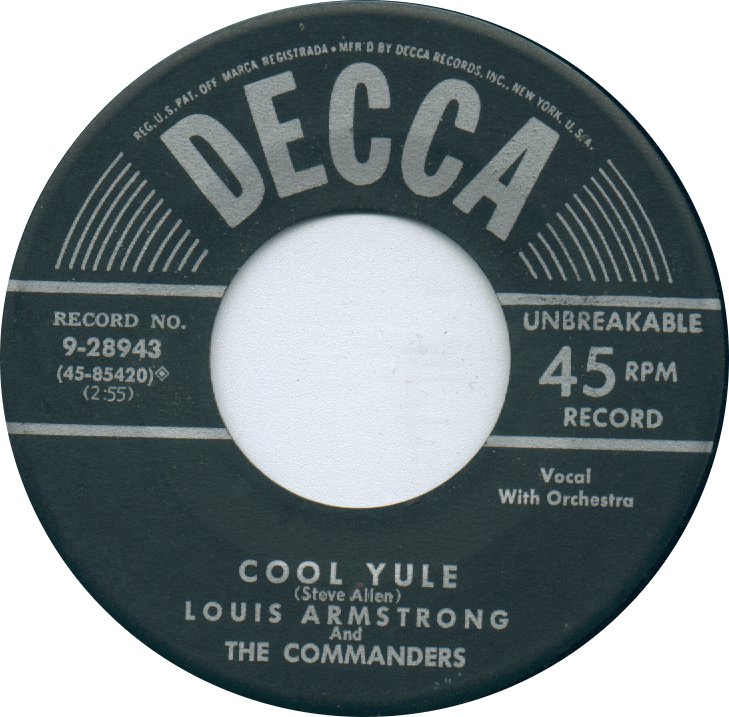 Louis Armstrong & The Commanders — Cool Yule cover artwork